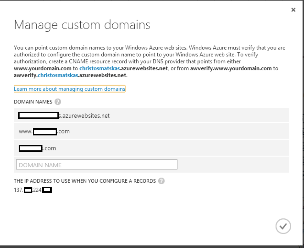 Configure Custom Domains