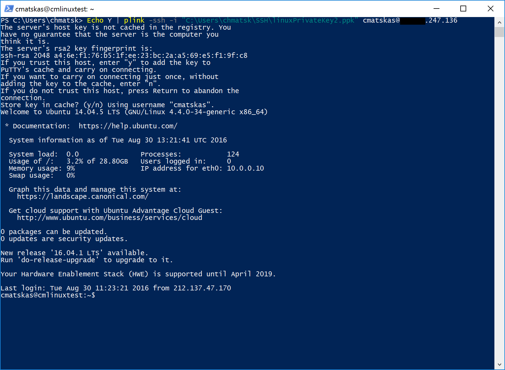 run-ssh-with-powershell