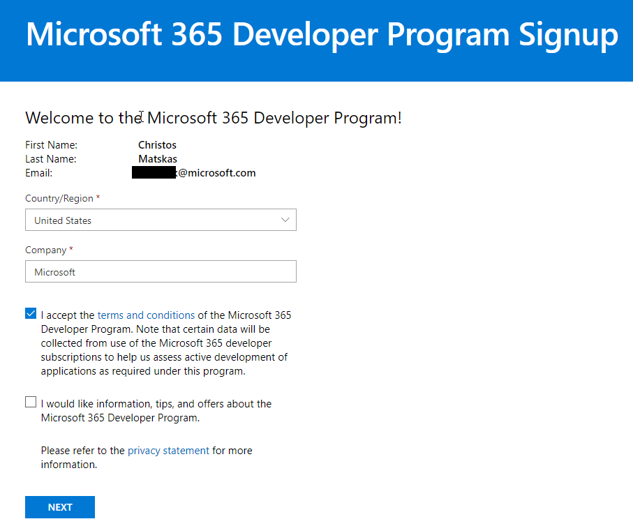 microsoft 365 set up